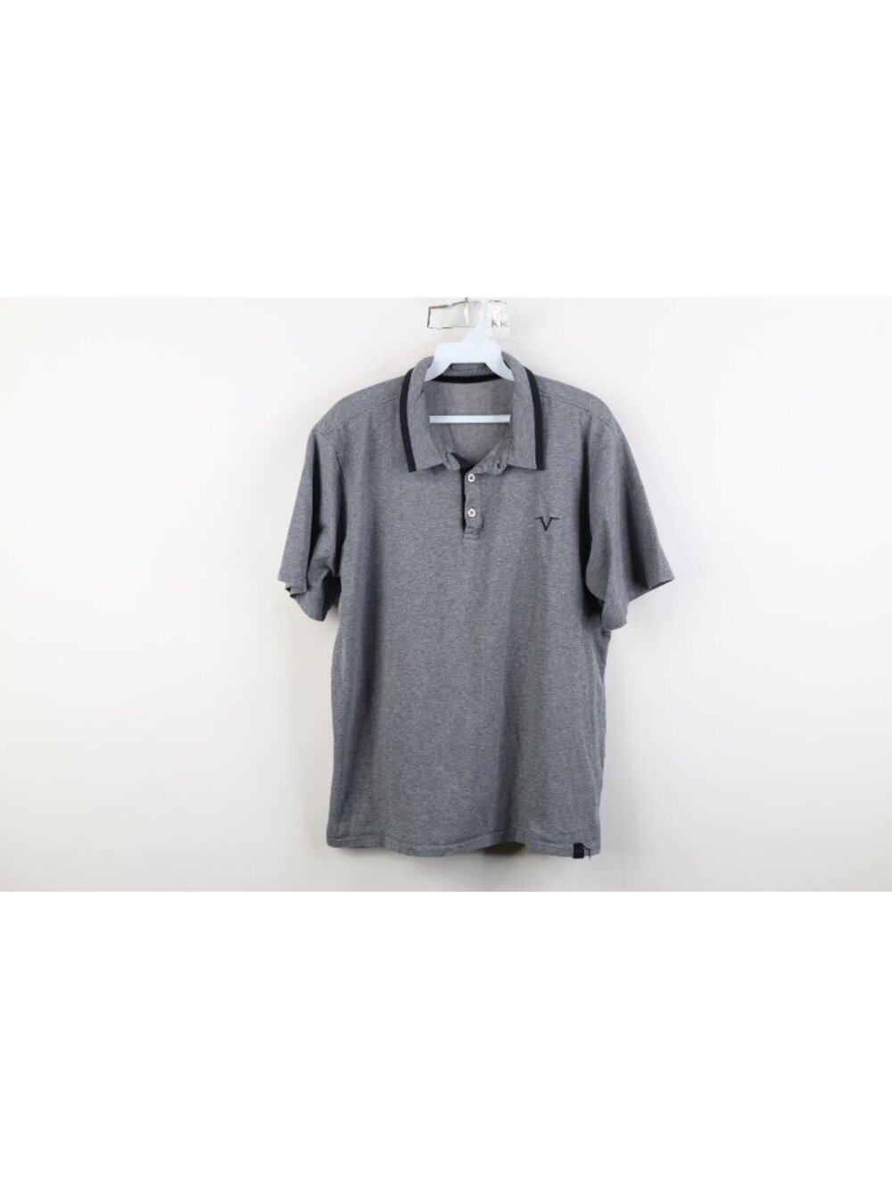 Versace V1969 Abbigliamento Sportivo Mens Large Knit Collared Golf Polo Shirt